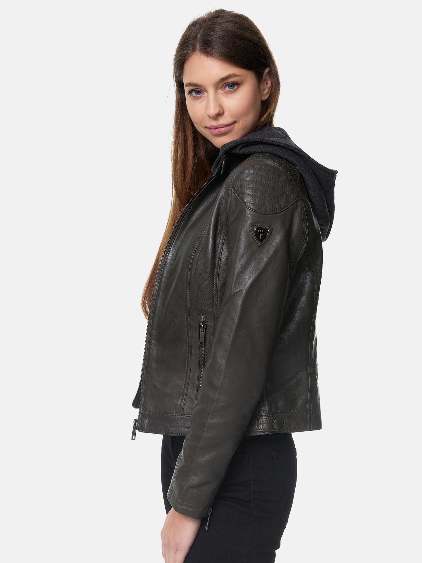Tazzio Damen Lederjacke F503