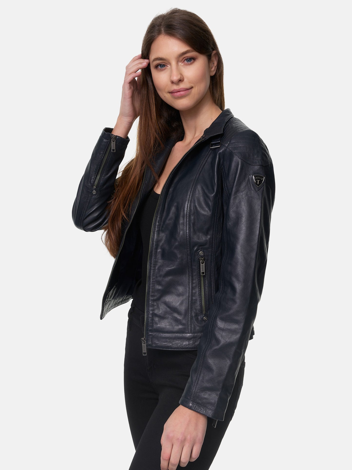 Tazzio Damen Lederjacke F503