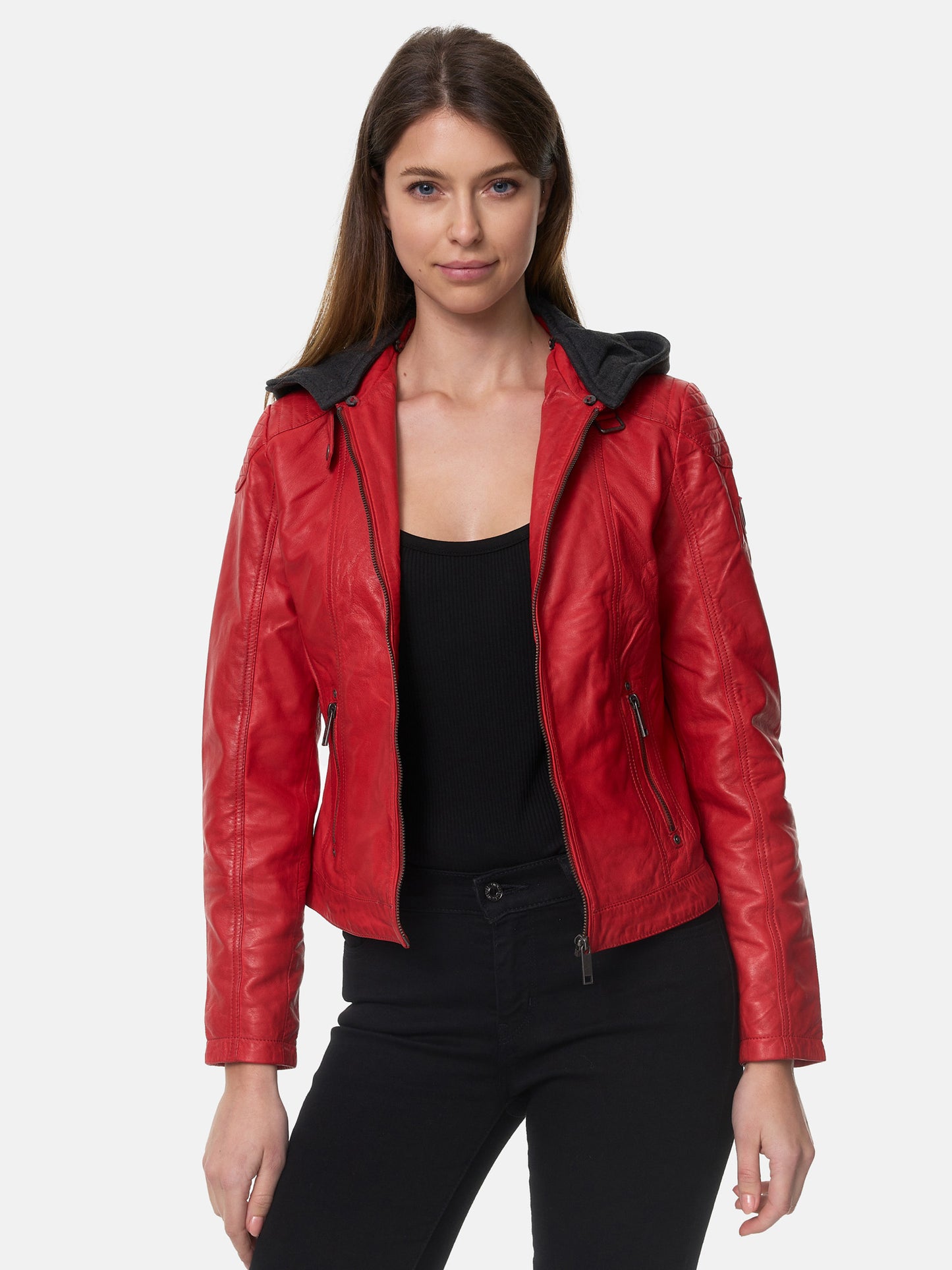 Tazzio Damen Lederjacke F503