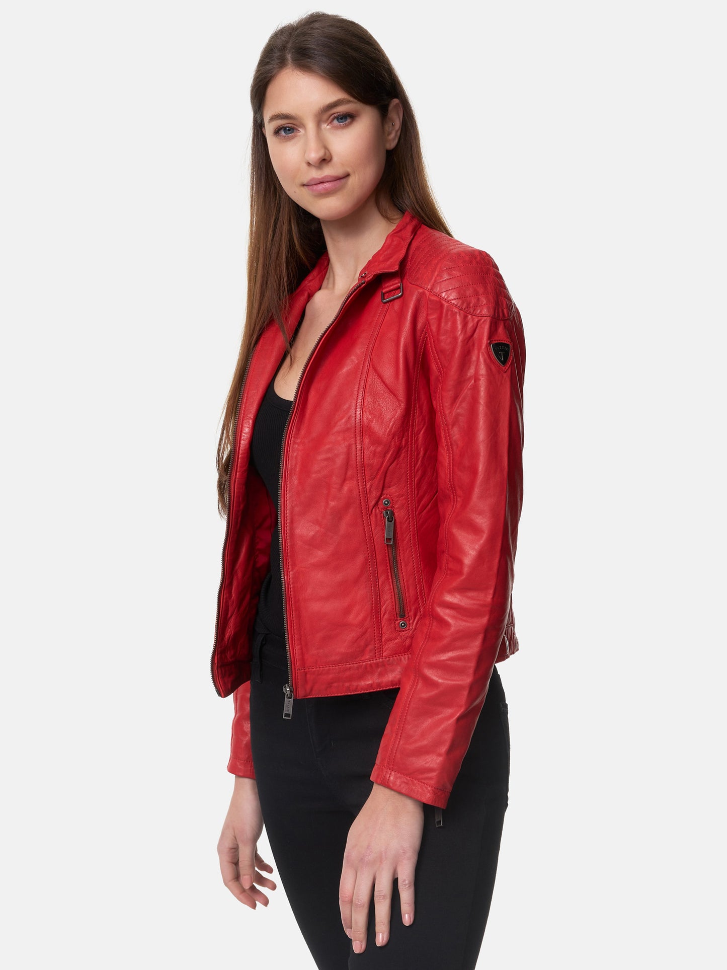 Tazzio Damen Lederjacke F503