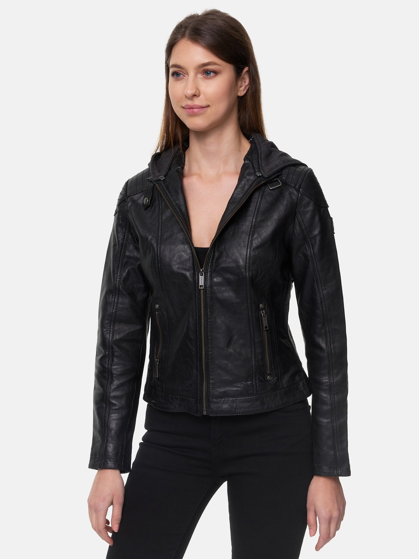 Tazzio Damen Lederjacke F503