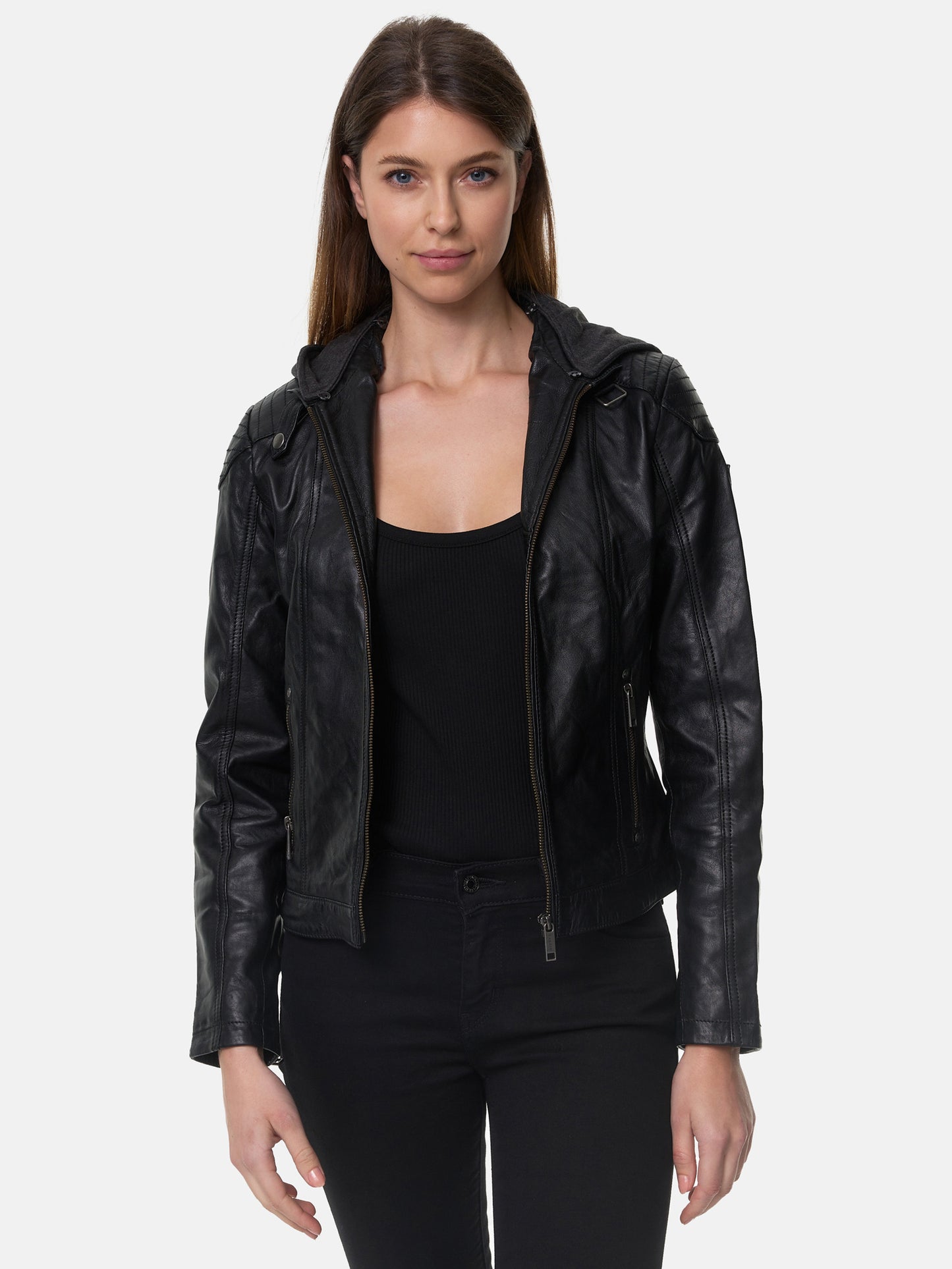 Tazzio Damen Lederjacke F503