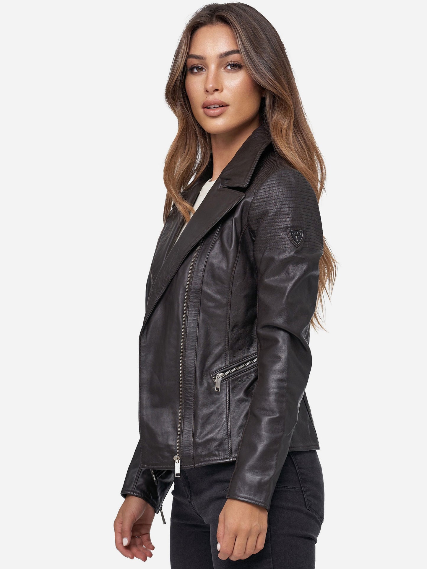 Tazzio Damen Lederjacke F506