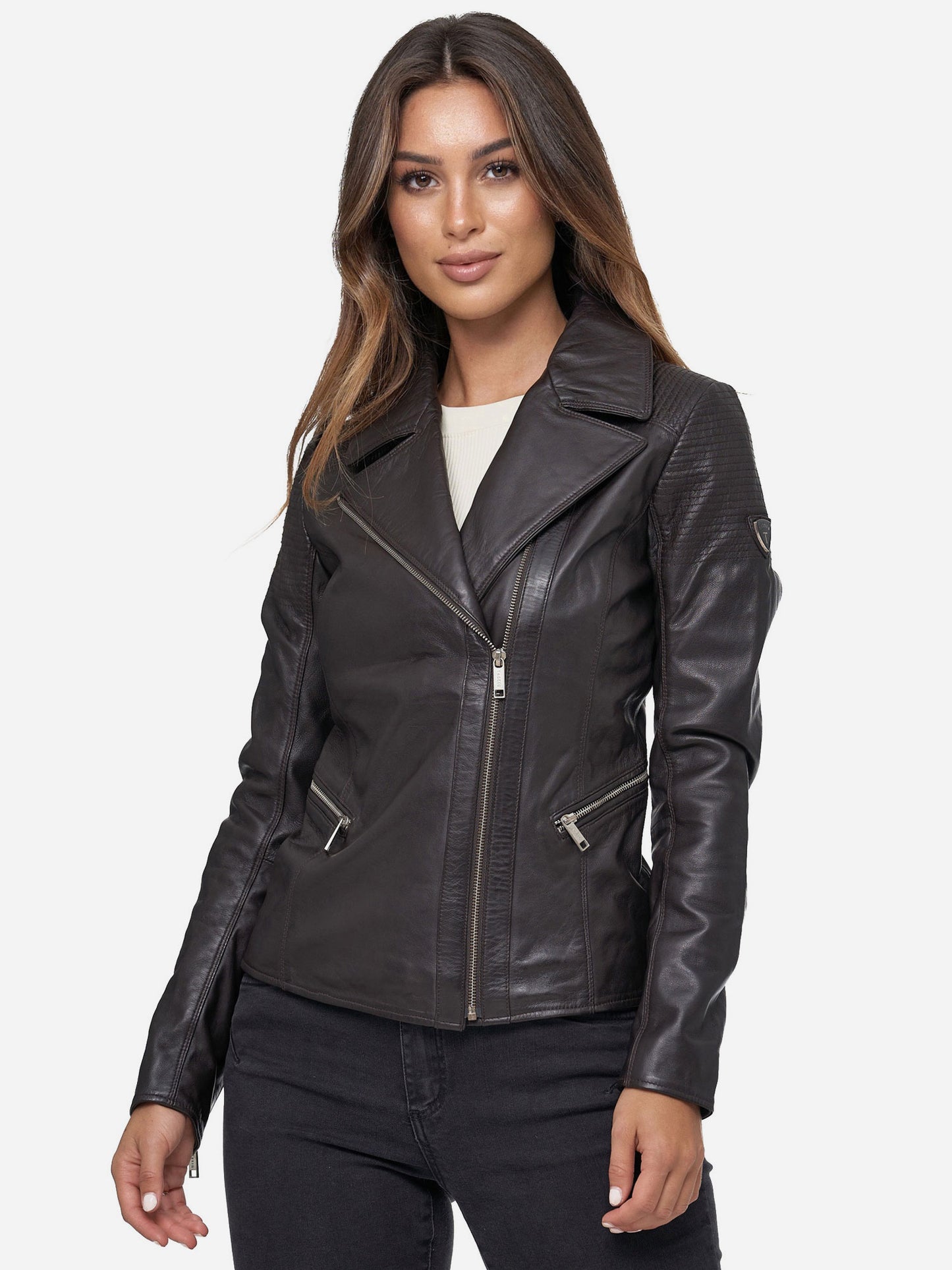 Tazzio Damen Lederjacke F506