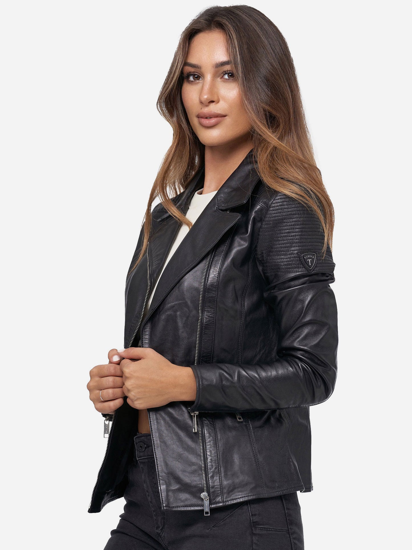 Tazzio Damen Lederjacke F506