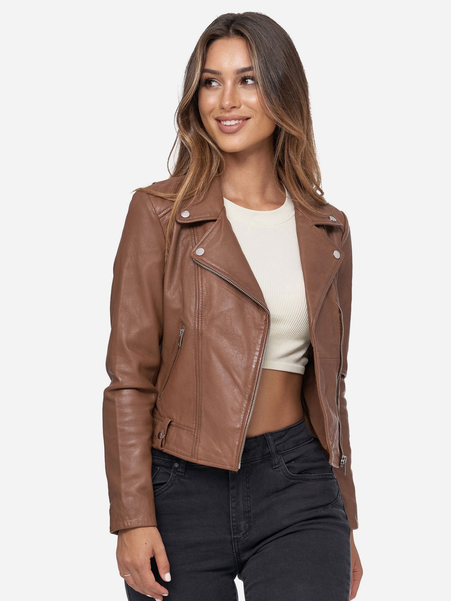 Tazzio Damen Lederjacke F507