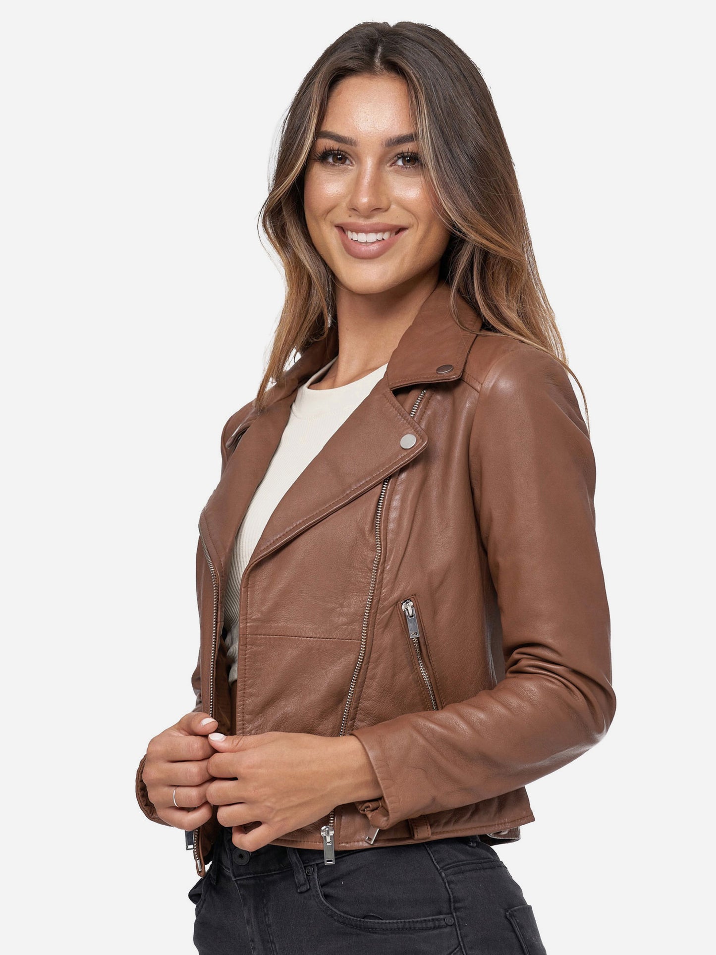 Tazzio Damen Lederjacke F507