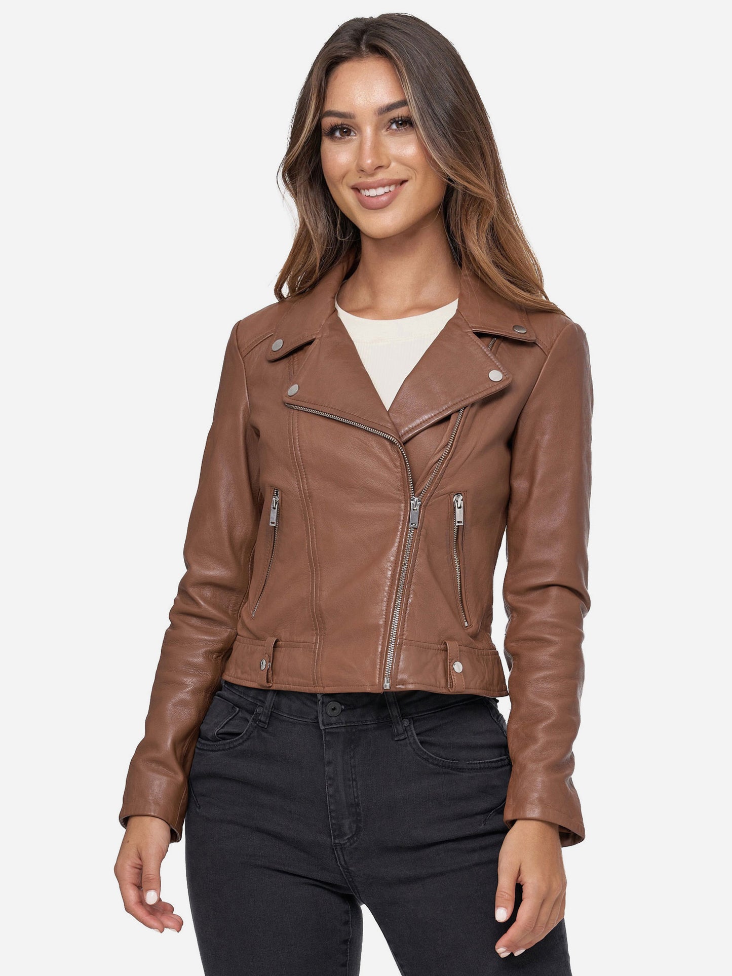 Tazzio Damen Lederjacke F507