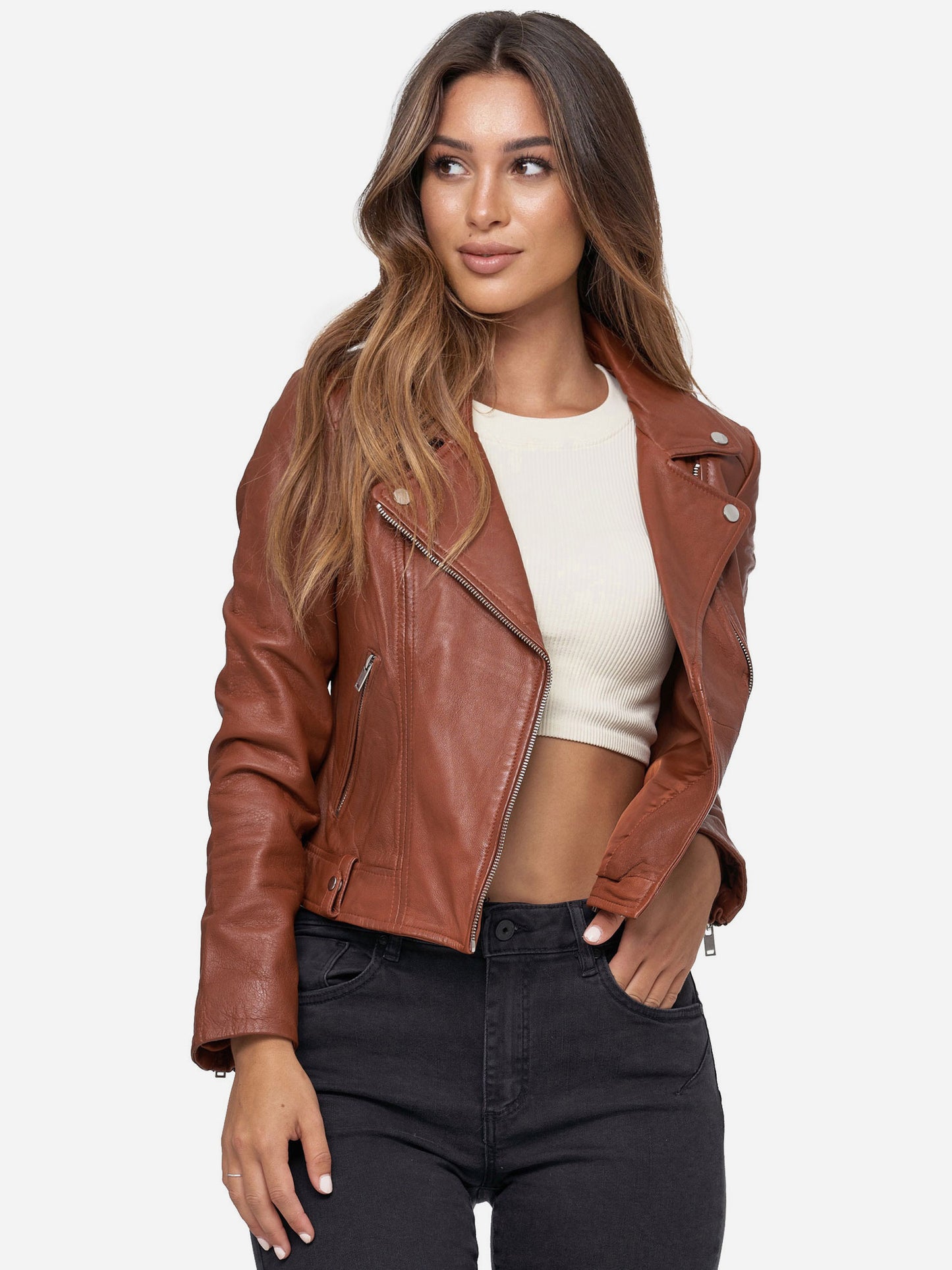 Tazzio Damen Lederjacke F507