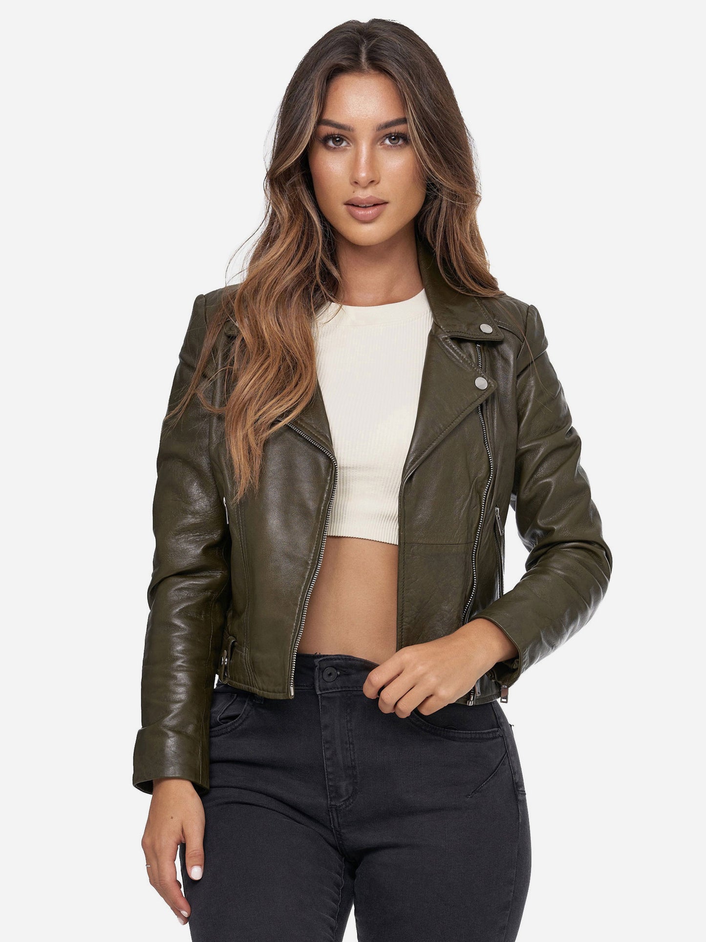 Tazzio Damen Lederjacke F507