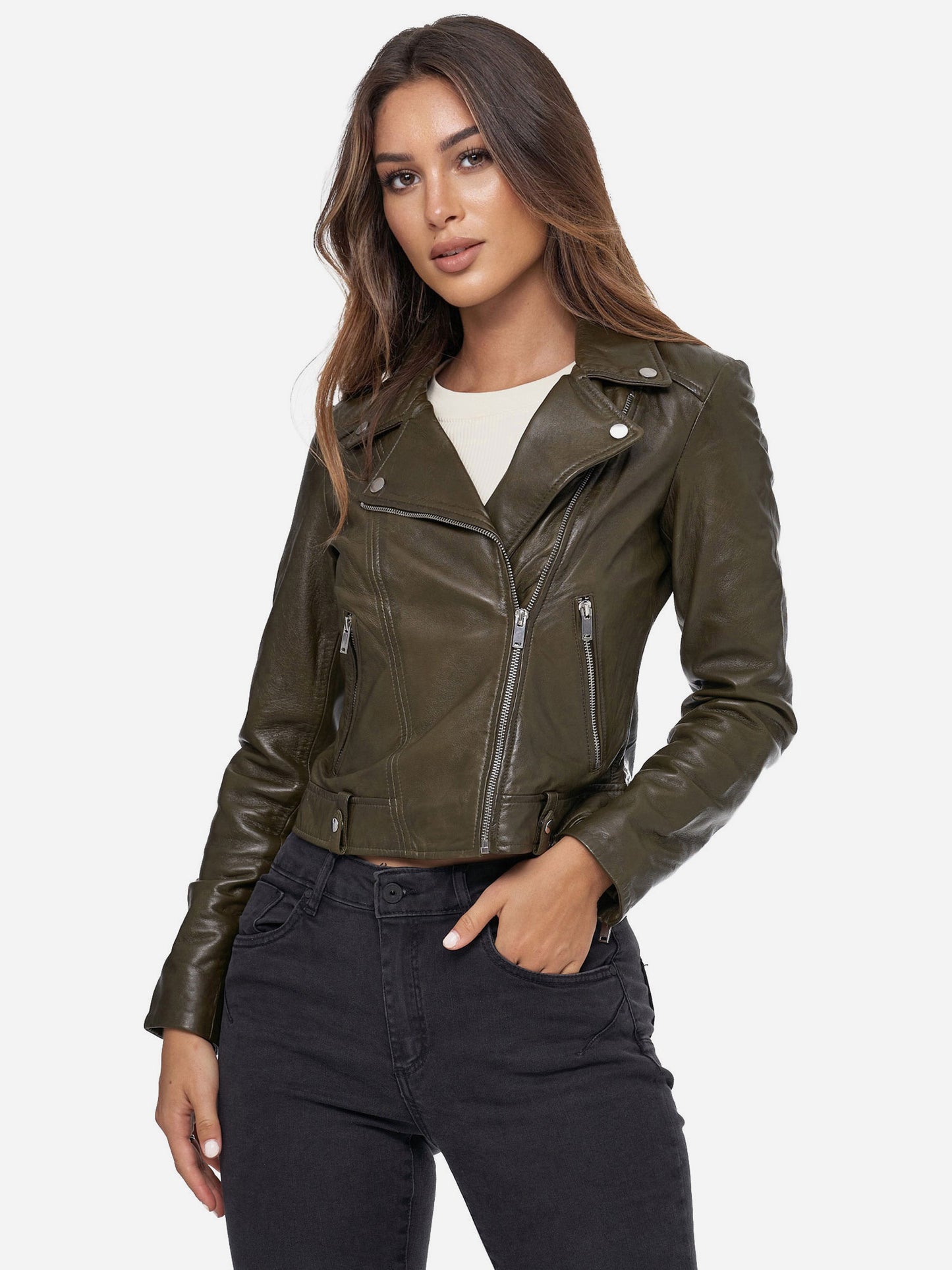 Tazzio Damen Lederjacke F507