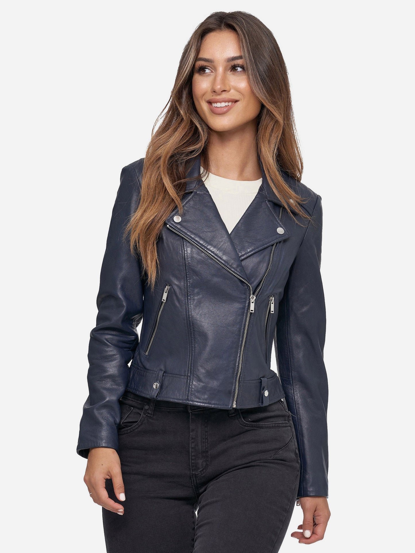 Tazzio Damen Lederjacke F507