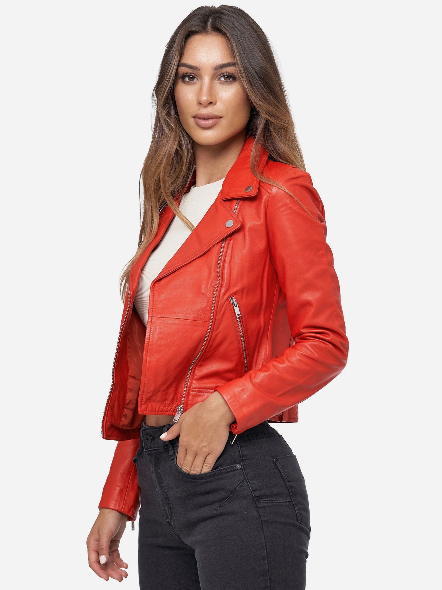 Tazzio Damen Lederjacke F507