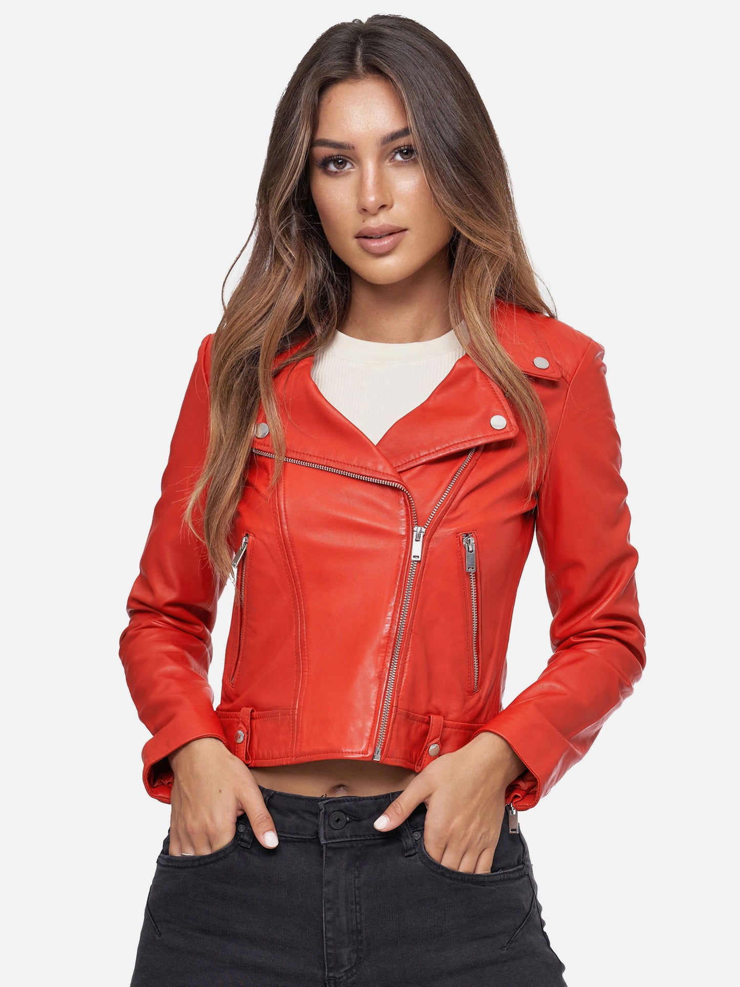 Tazzio Damen Lederjacke F507