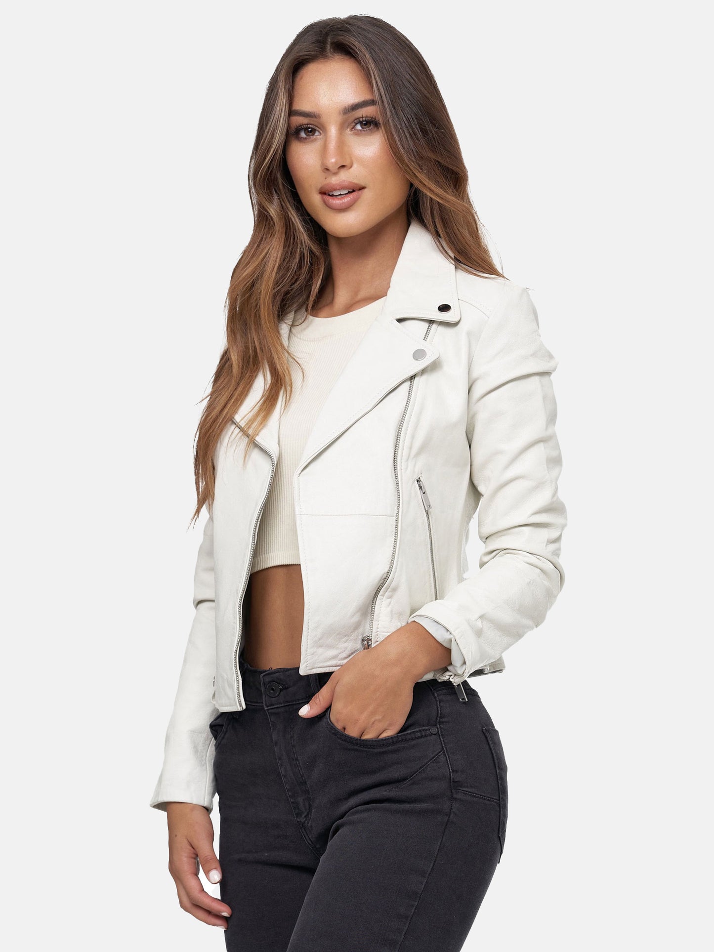 Tazzio Damen Lederjacke F507