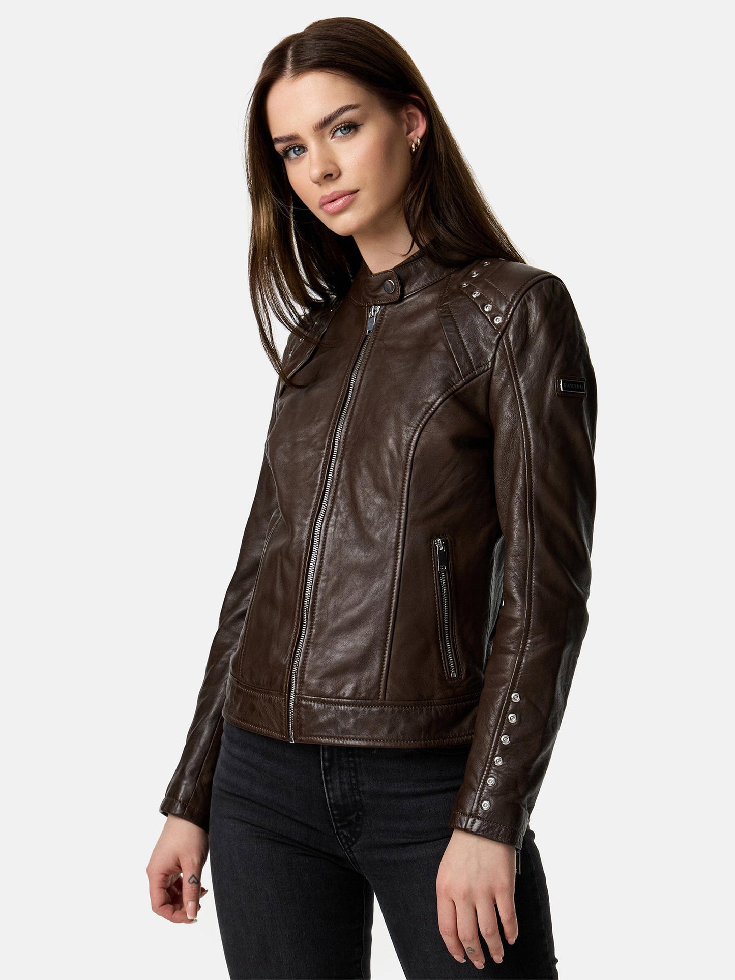 Tazzio Damen Lederjacke F521
