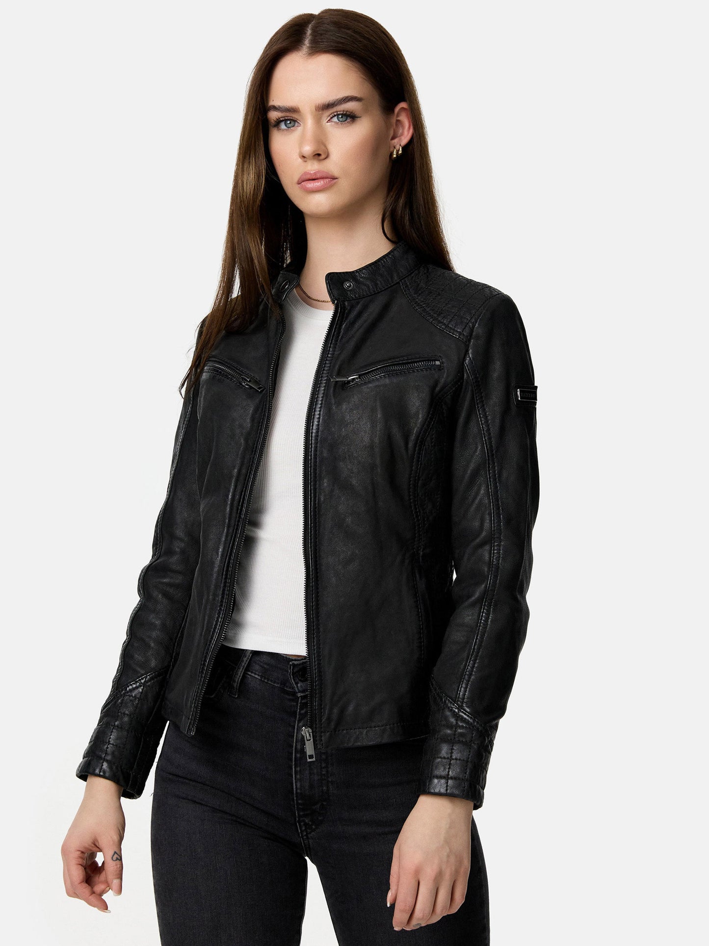 Tazzio Damen Lederjacke F522