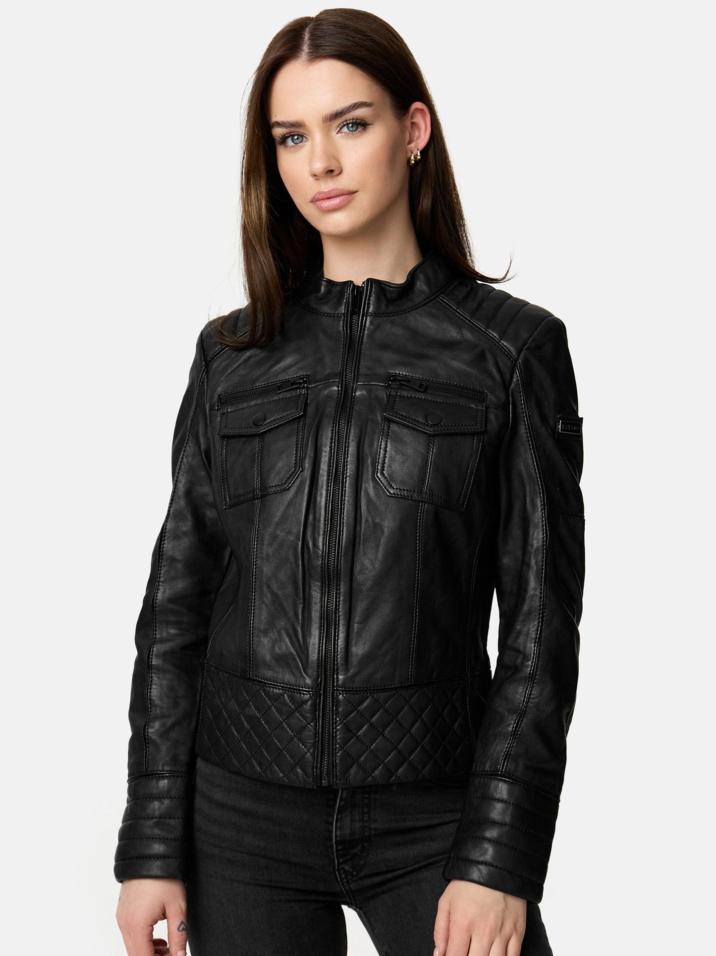 Tazzio Damen Lederjacke F524