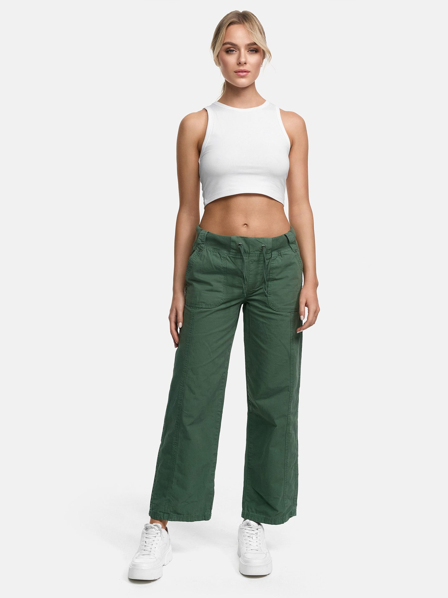 Tazzio Damen Stoffhose Straight Fit F601