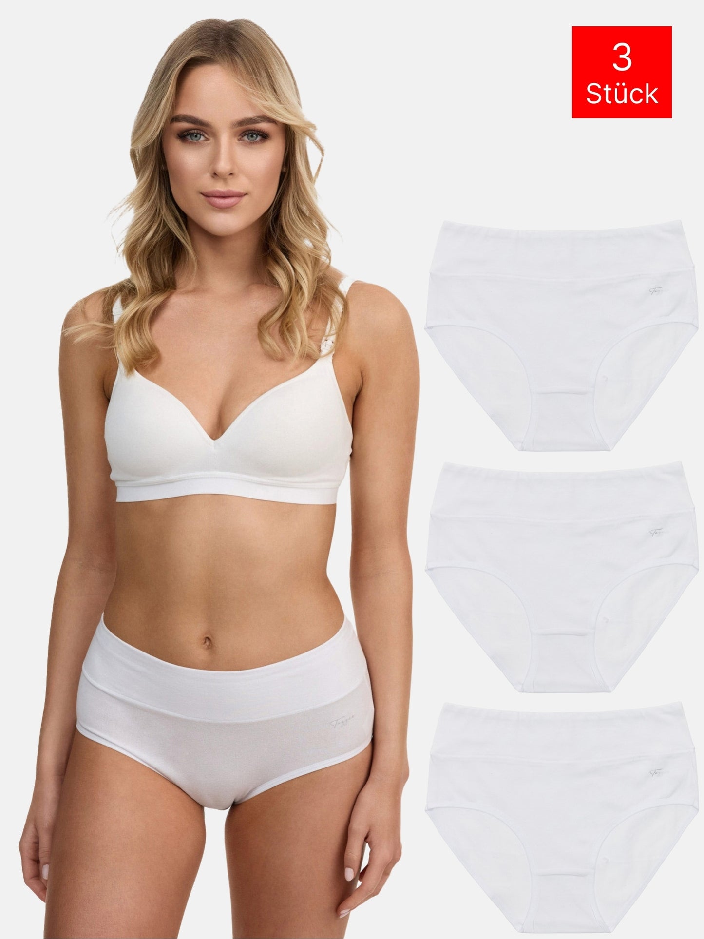 Tazzio Damen Slip 3er-Pack F920