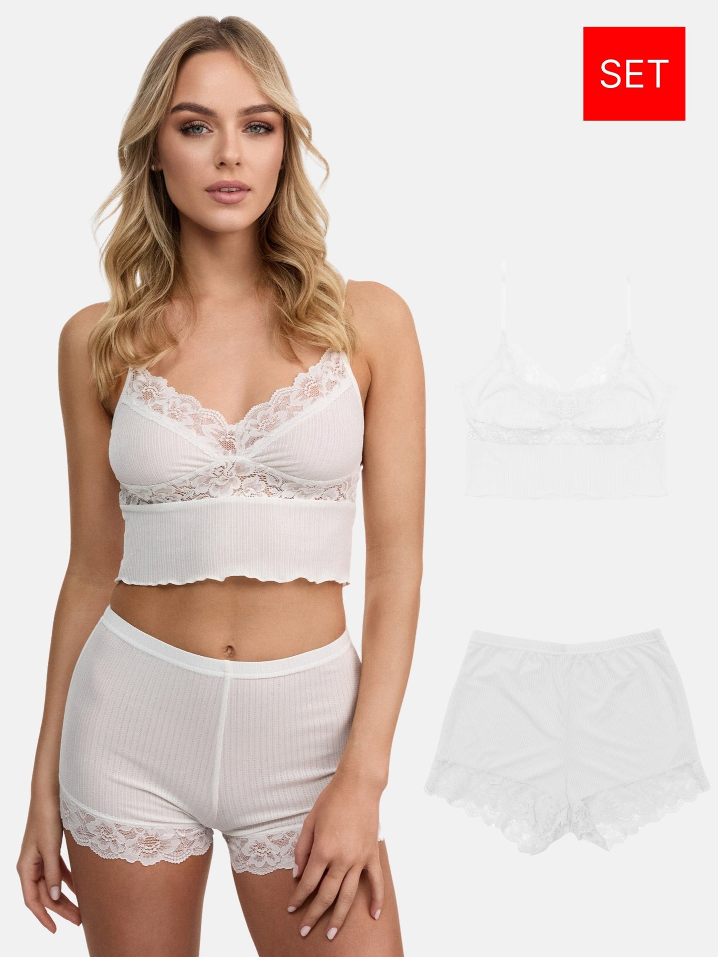 Tazzio Damen Nachtwäsche-Set F921