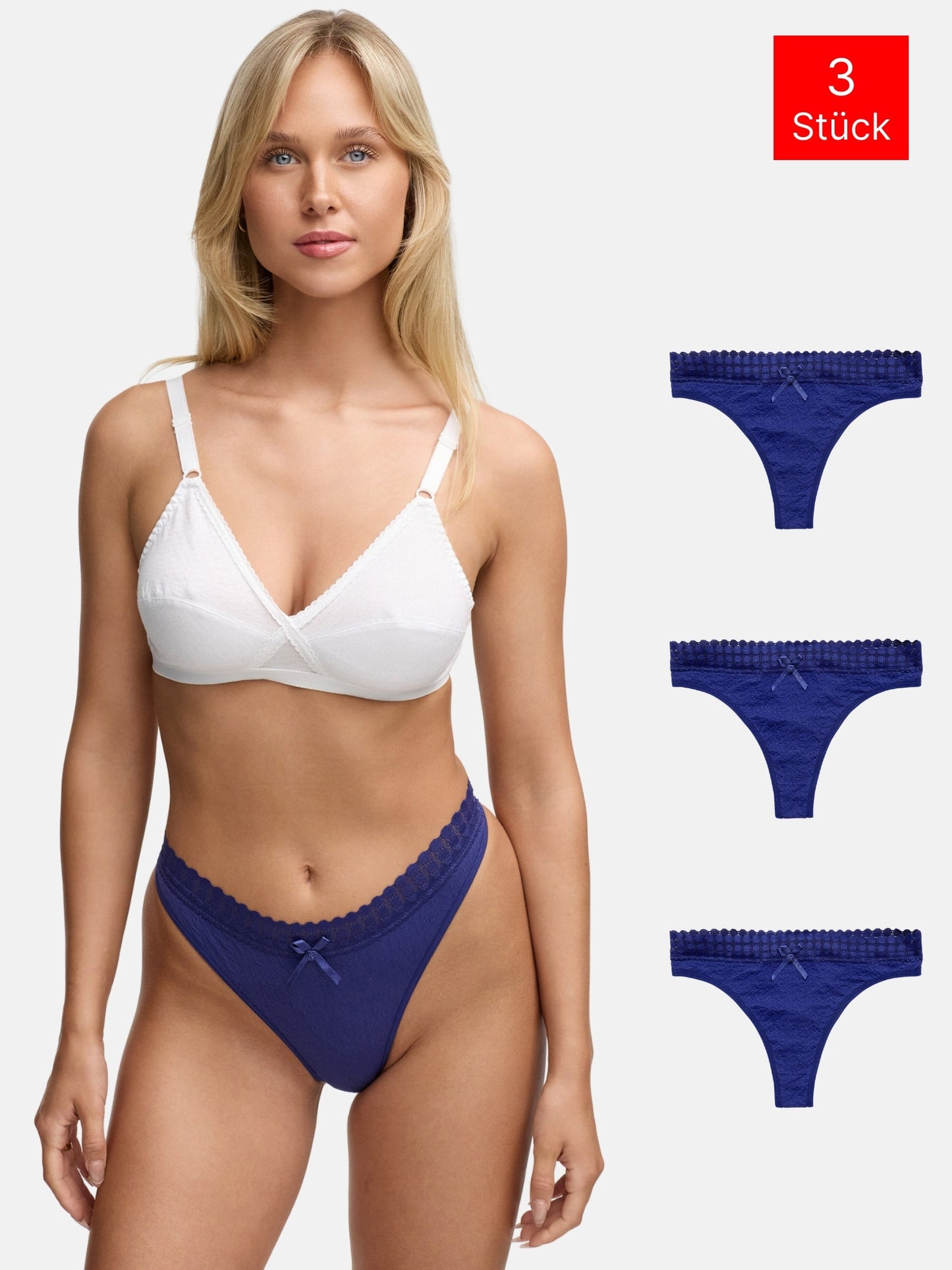 Tazzio Damen String 3er-Pack F927