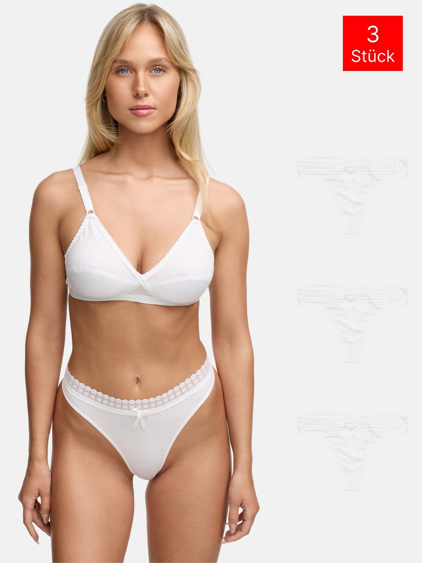 Tazzio Damen String 3er-Pack F927