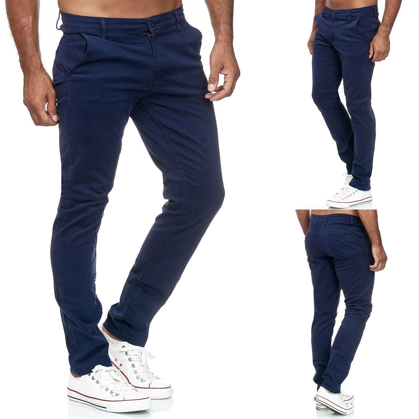 Tazzio Herren Chino Slim Fit 19530 Navy