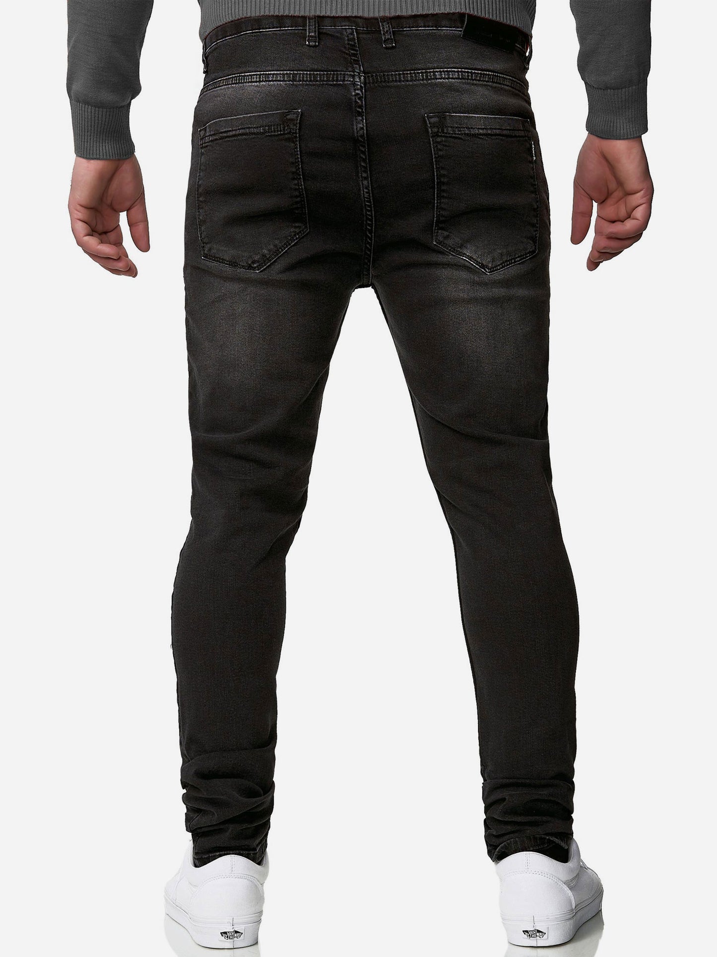 Tazzio Herren Jeans Skinny Fit im Destroyed Look A102