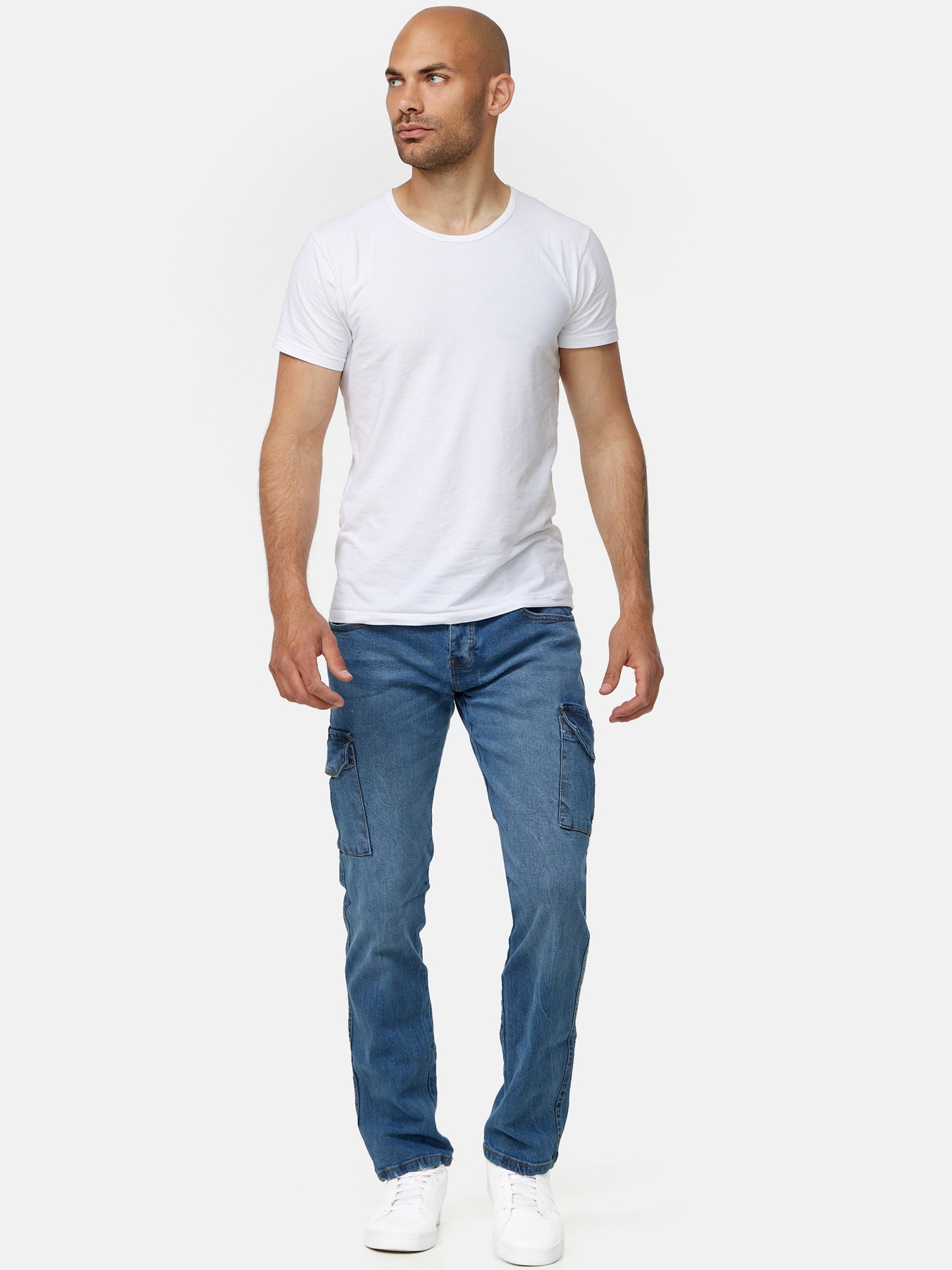 Tazzio Herren Cargo Jeans Regular Fit A104