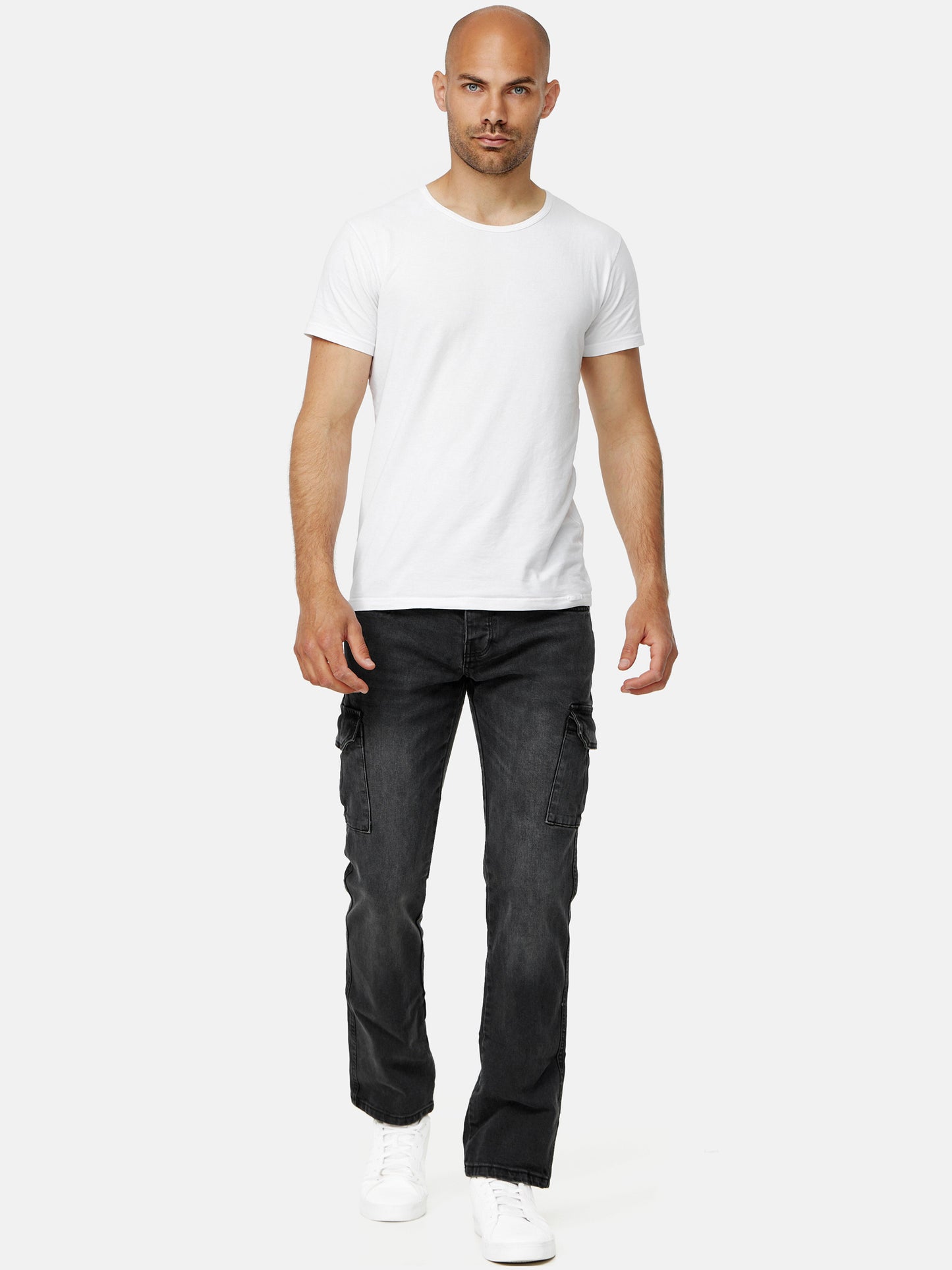 Tazzio Herren Cargo Jeans Regular Fit A104