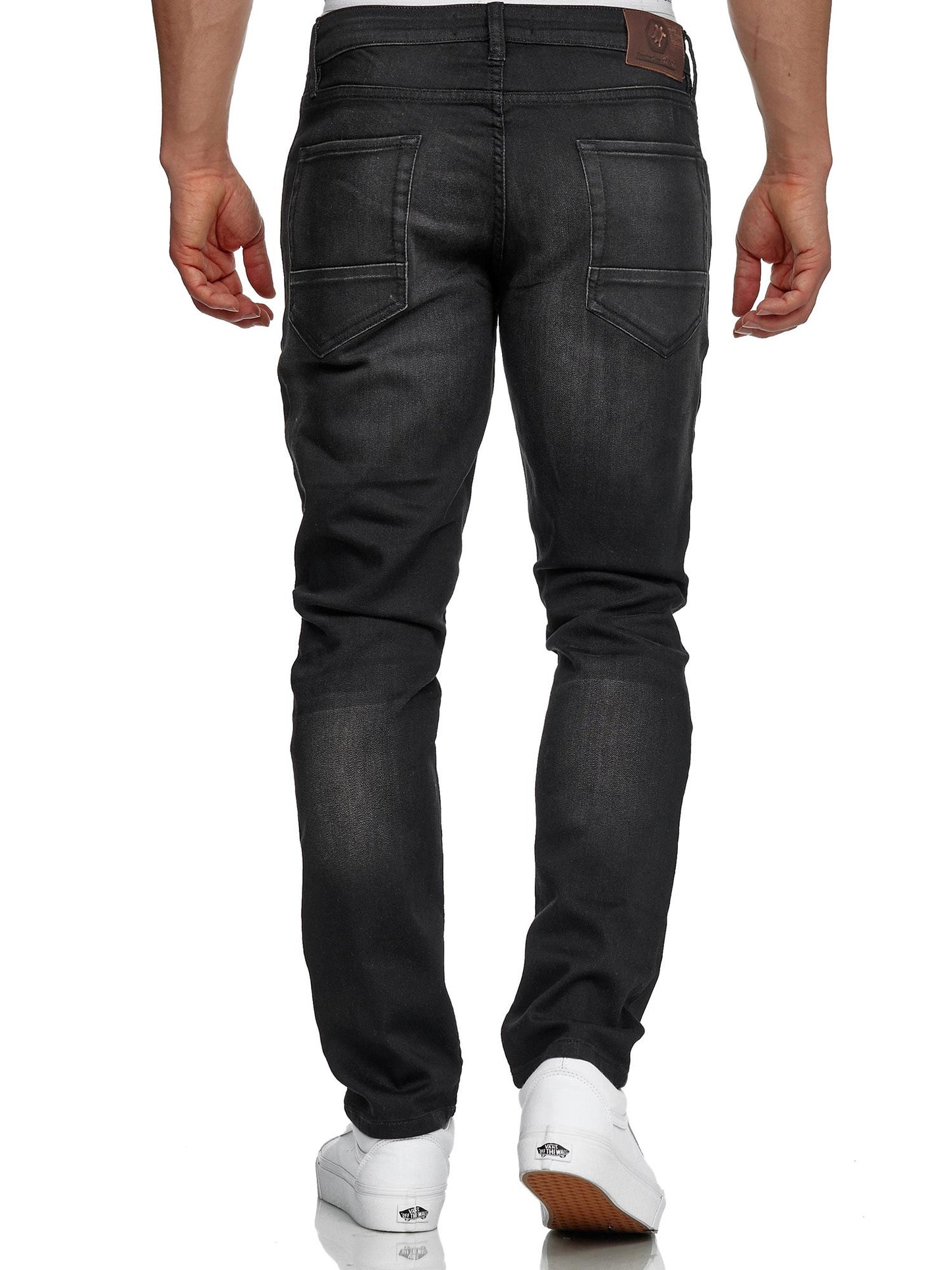 Tazzio Herren Jeans Regular Fit A106 Schwarz