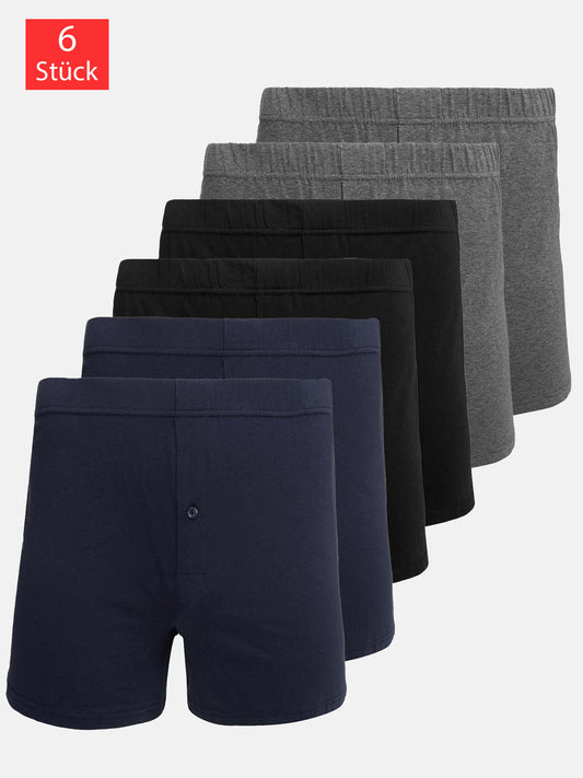 Tazzio Herren Boxershorts 6er Pack BS1004
