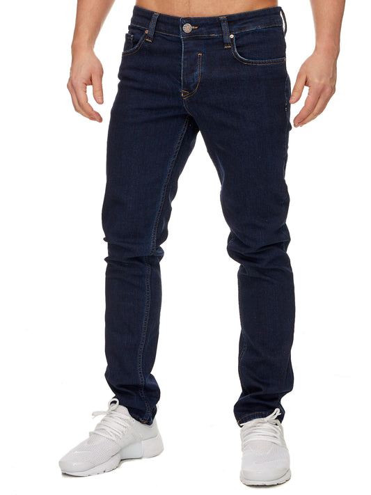 Tazzio Herren Jeans Slim Fit 16533 Dunkelblau