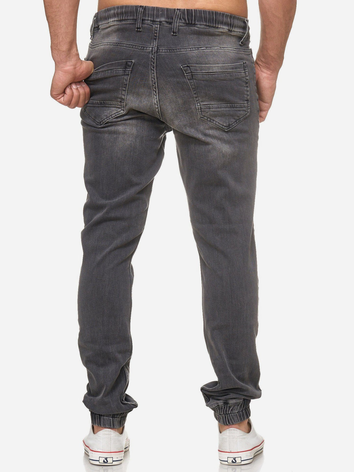 Tazzio Herren Jeans Regular Fit im Jogger-Stil 17506
