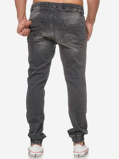 Tazzio Herren Jeans Regular Fit im Jogger-Stil 17506