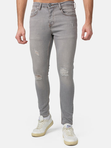 Tazzio Jeans Slim Fit Herenjeans Stretch Designer Denim broek 16533, blauw (light blue), 34W / 30L