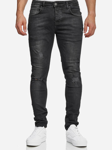 Jeans Uomo Stretch Modello Chinos In Denim Blu Scuro| Invidia Dal 1973 - Foto 13