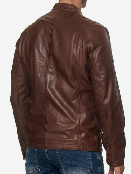 Tazzio Herren Jacke Lederjacke Echtleder 19707