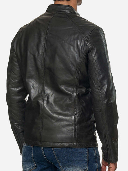 Tazzio Herren Jacke Lederjacke Echtleder 19707