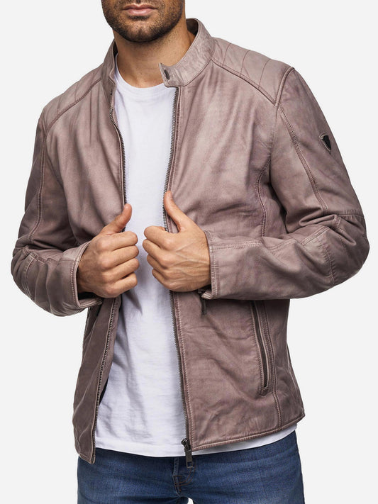 Tazzio Herren Lederjacke Two-in-One Style 19710