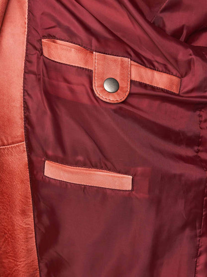 Tazzio Herren Lederjacke Biker-Look 19712