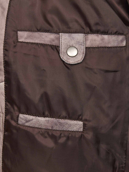 Tazzio Herren Lederjacke Biker-Look 19712