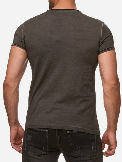 T-shirt Tazzio pour homme, délavé à l'huile 4050-1