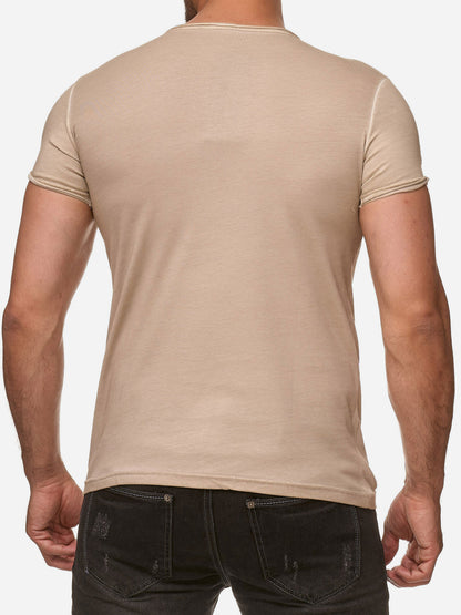 T-shirt Tazzio pour homme, délavé à l'huile 4050-1