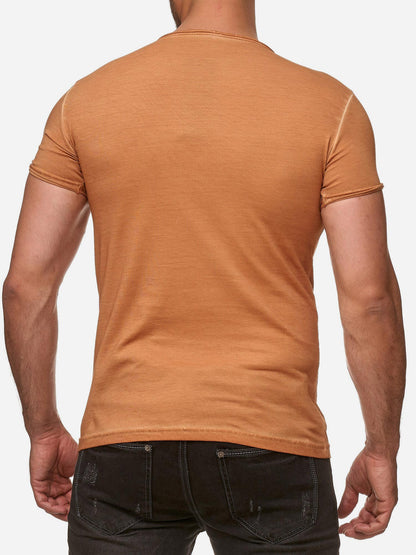 T-shirt Tazzio pour homme, délavé à l'huile 4050-1