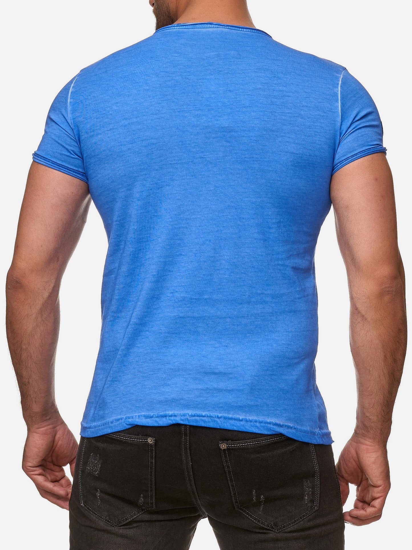 T-shirt Tazzio pour homme, délavé à l'huile 4050-1