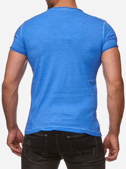 T-shirt Tazzio pour homme, délavé à l'huile 4050-1