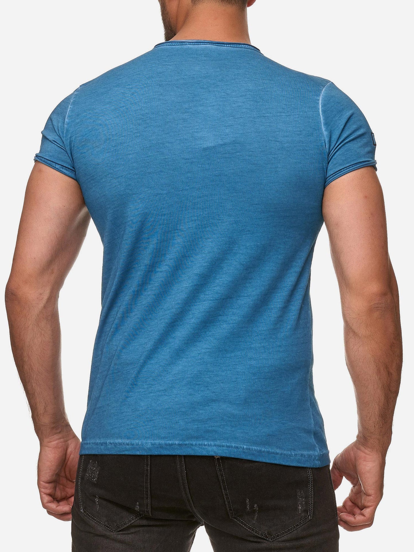 T-shirt Tazzio pour homme, délavé à l'huile 4050-1