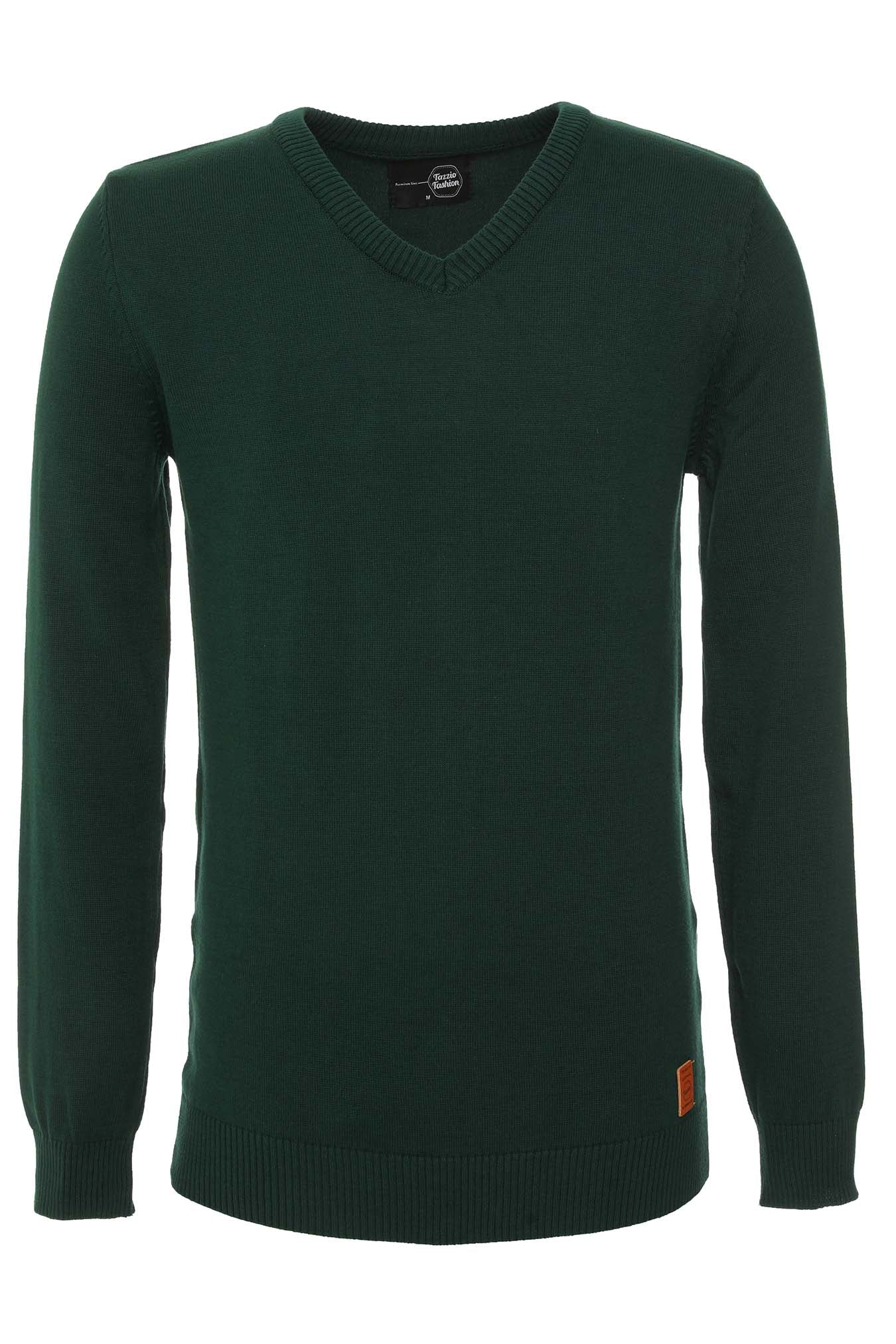 Tazzio Herren Strickpullover V-Ausschnitt 401